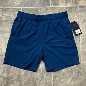 Layer 8 Men's Athletic Shorts - Navy Blue